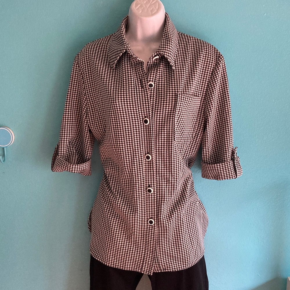 Brownstone Studio Vintage Blouse Womens Size M Made in USA